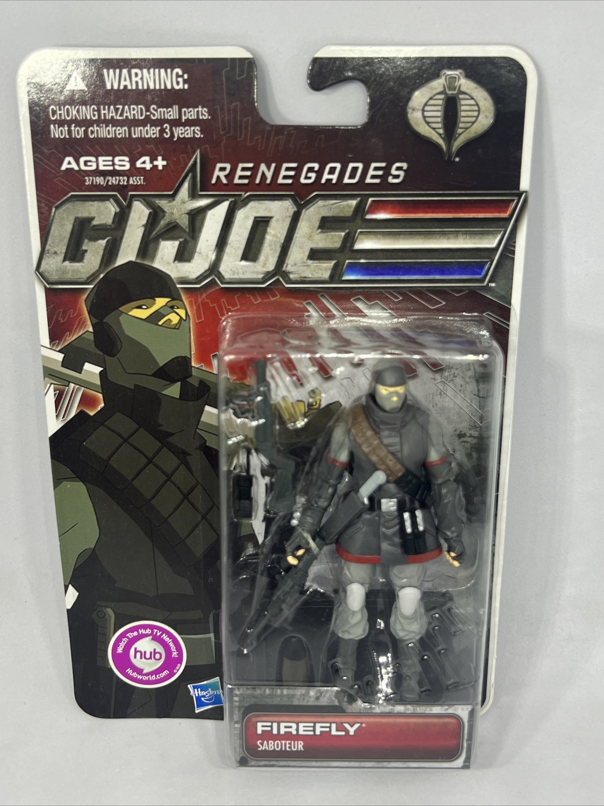 GI Joe 30th Anniversary Firefly Renegades Saboteur NEW poc 3 3/4" 2011