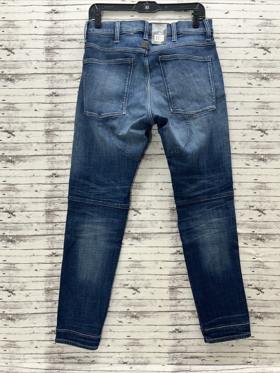 G-Star Raw Jeans Men's 30x30 Zip Knee Skinny Super Stretch G-Star Raw Jeans Men's 30x30 Zip Knee Skinny Super Stretch