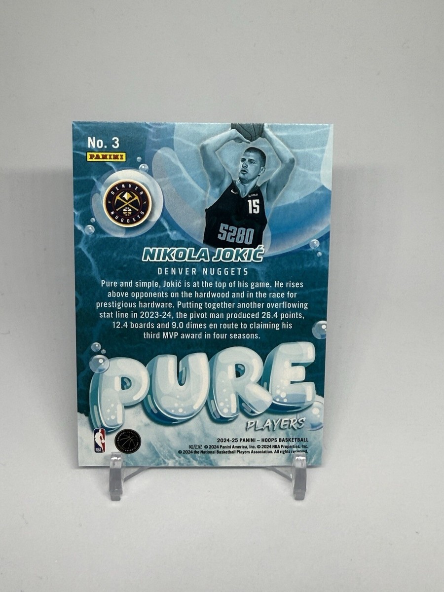 Nikola Jokic Denver Nuggets Exclusive Parallel Panini Instant Win Behin