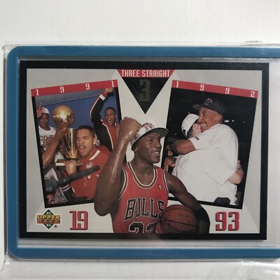 マイケル・ジョーダンゴルフ　ボール３個 MICHAEL JORDAN 1994 Upper Deck SP-4 Three Straight NBA