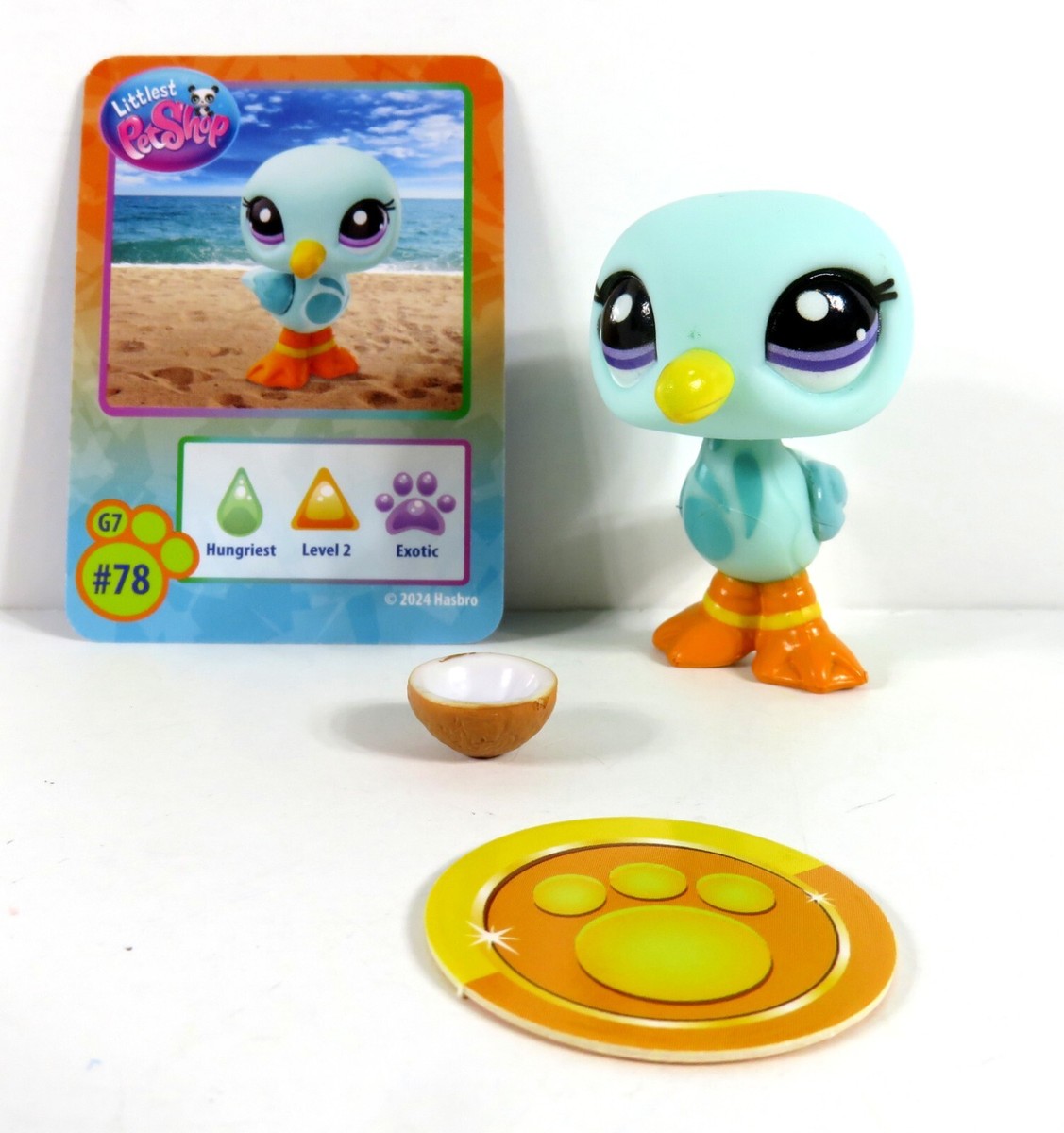 Figurine Petshop Oiseau N°2877 - Sac à L'aveugle (blind Bag) Occasion, Petit Défaut Peinture