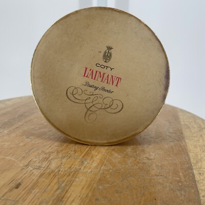 Vintage Coty  L'AIMANT Dusting Powder Sealed 5.25 oz. with Puff New