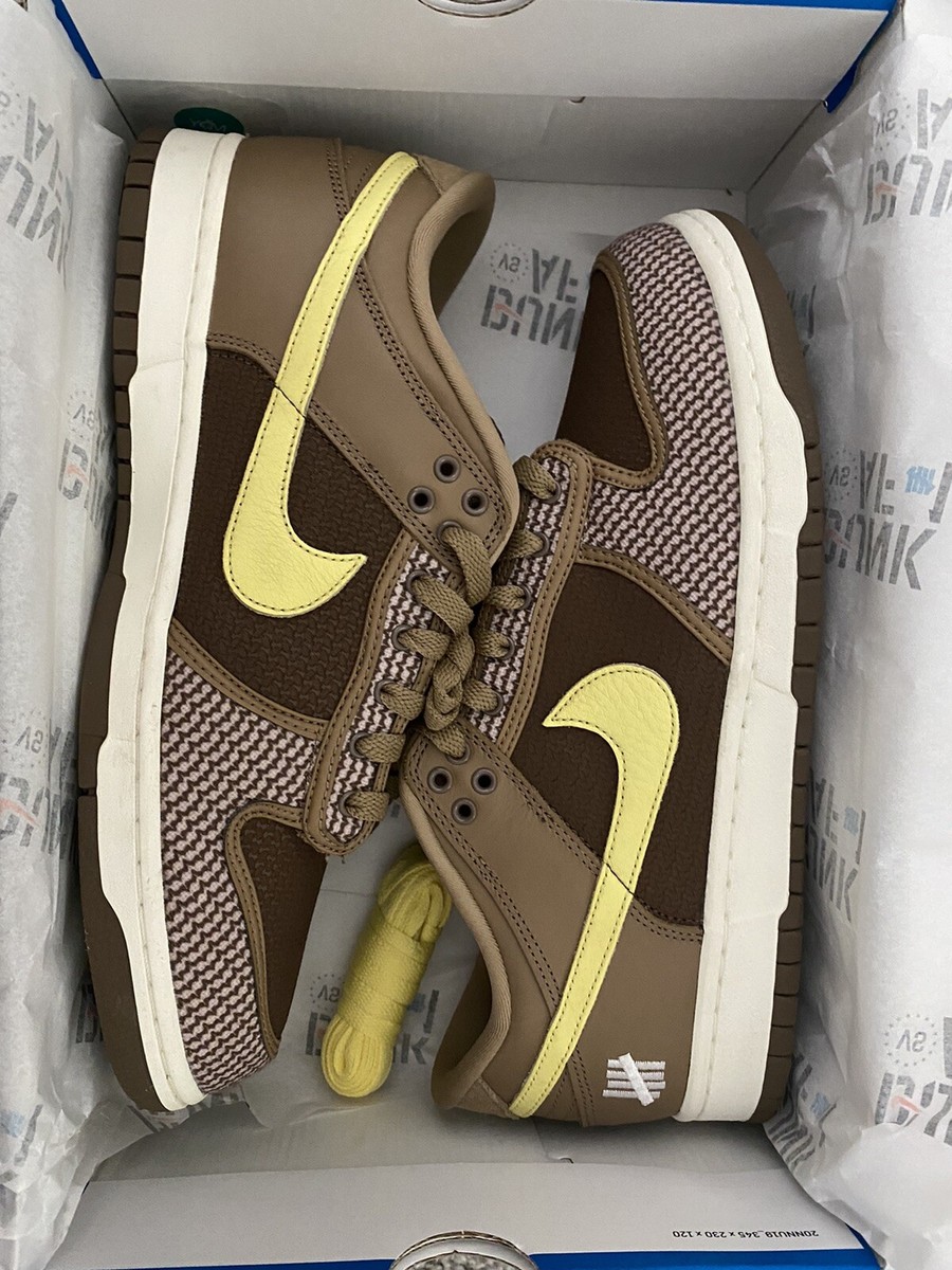 nike dunk undefeated brown