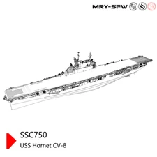 SSMODEL 1/350 Military Model Kit USS Hornet CV-8 Aircraft Carrier Full Hull
