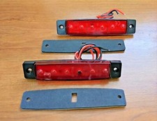 2 Super Bright Bbt 12 Volt Waterproof Red Led Marker Lights 2 Super Bright Bbt 12 Volt Waterproof Red Led Marker Lights