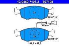 ATE Disc Brake Pad Set For FIAT Palio Weekend 9947954