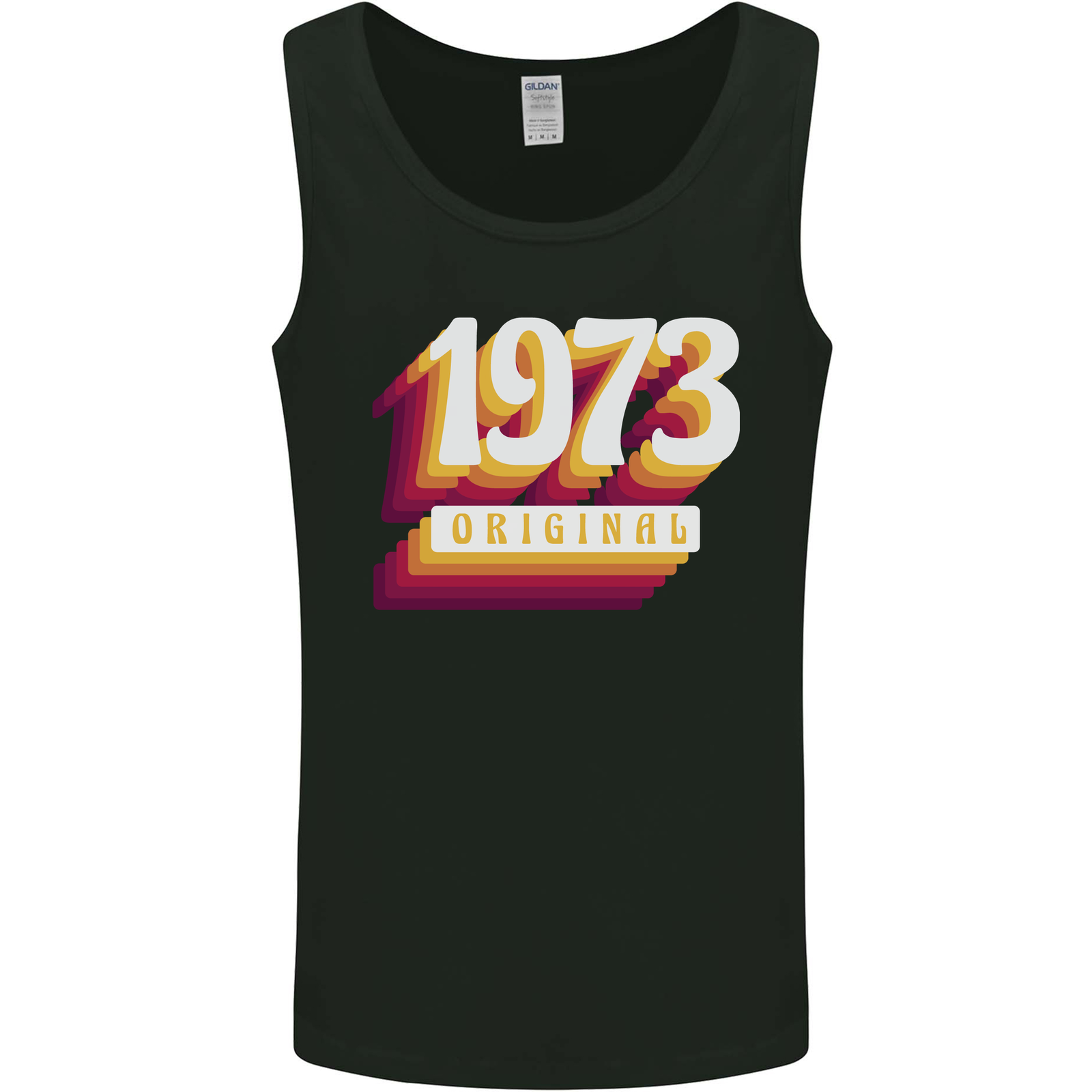 Retro 52nd Birthday Original 1973 Mens Vest Tank Top