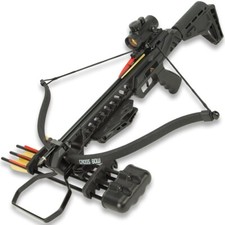 Avalanche Hellhound Recurve Crossbow Scope, Bolts, Cocking Rope, Quiver Included