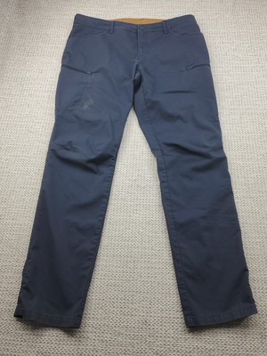 Decathlon Quechua Cargo Hiking Pants Mens 36x34 Navy Blue Lightweight Outdoors