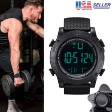 Men's Military Sports Watch Waterproof Digital Tactical LED Backlight Wristwatch