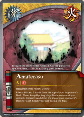 Amaterasu - PR-037 - Common - 1st Edition Promo Cards NM/LP - Naruto