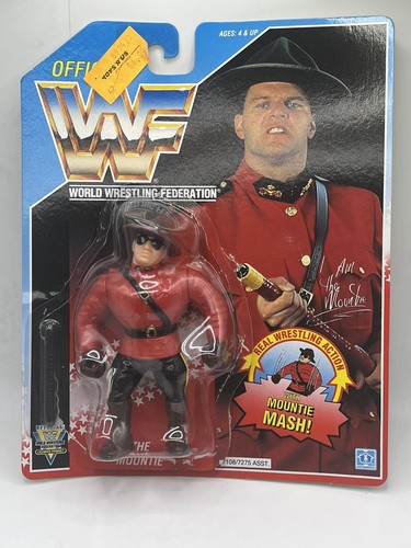 WWF Hasbro The Mountie Wrestling Figure Complete w...