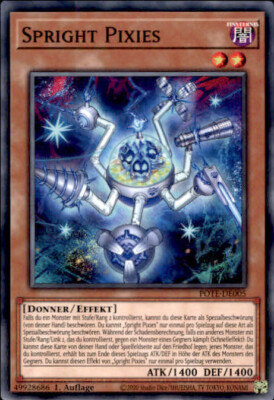Yugioh Power of the Elements POTE Spright Pixies #005 Common