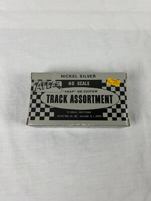 Atlas HO scale track nickel silver #847 assortment 12 small sections NOS