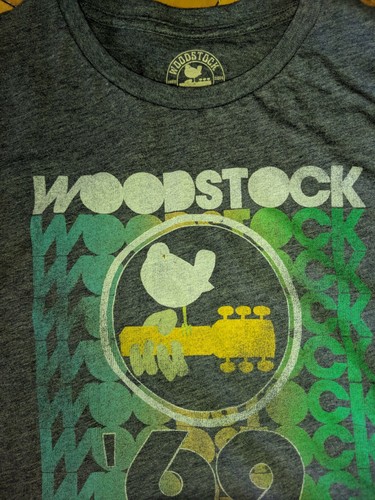 Lot of Womens Woodstock Graphic Tee Shirt Top T-shirt & Baja Hippie Hoodie XS S - Picture 5 of 8