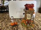 New ListingBradford Exchange Hawthorne Village Peanuts Halloween Village 7 Pieces with Coa
