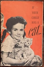 1960s If Your Child Has a Cat by Family Circle Booklet Published in New York