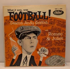 Deacon Andy Griffith What It Was, Was Football 1954 EAP 1-498 45rpm Original PS