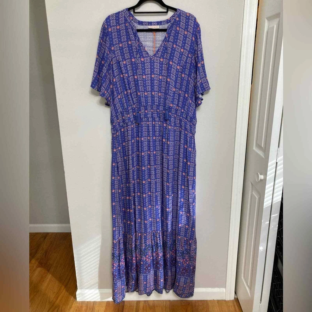 NWT Target Knox Rose Maxi Dress in Purple - Size XXL