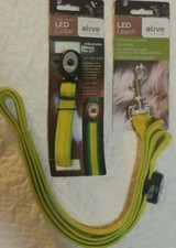 Elive LED Dog Collar and Leash Ensure Your Dog is Seen at Night For All Breeds