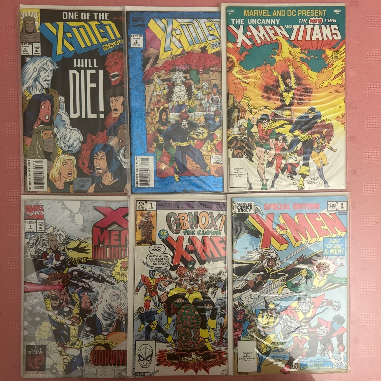 Xmen Lot Of 6 Misc. Comics