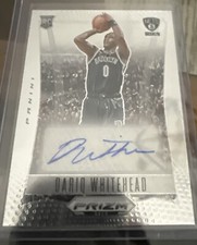 DARIQ WHITEHEAD 2023-24 PANINI PRIZM DECA FLASHBACK ROOKIE RC AUTO Q3185