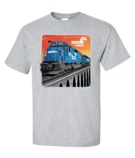 Conrail SDP-45 Train Authentic Railroad T-Shirt [84]