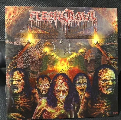 FLESHCRAWL, AS BLOOD RAINS FROM THE SKY WE WALK THE PATH OF ENDLESS FIRE CD
