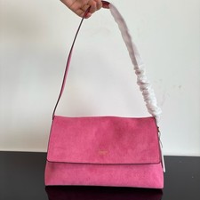 New Coach Suede Chelsea Women's Fashion Shoulder Bag 30 Pink Crossbody Bag CEB52