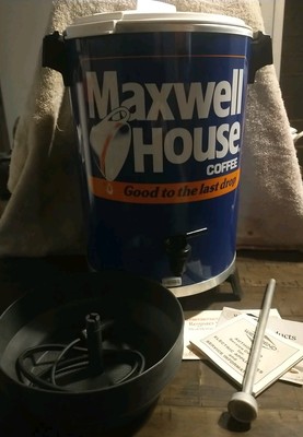 Vintage Maxwell House Coffee Percolator West Bend 30 Cup 