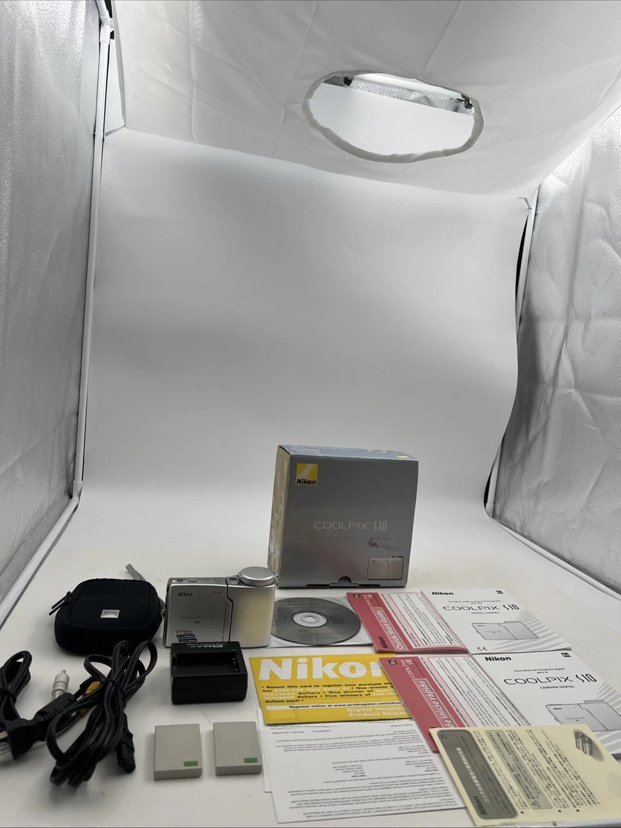 動作良好 Nikon COOLPIX S10 VR シルバー Nikon COOLPIX S10 6.0MP Digital Camera - Silver for sale online | eBay