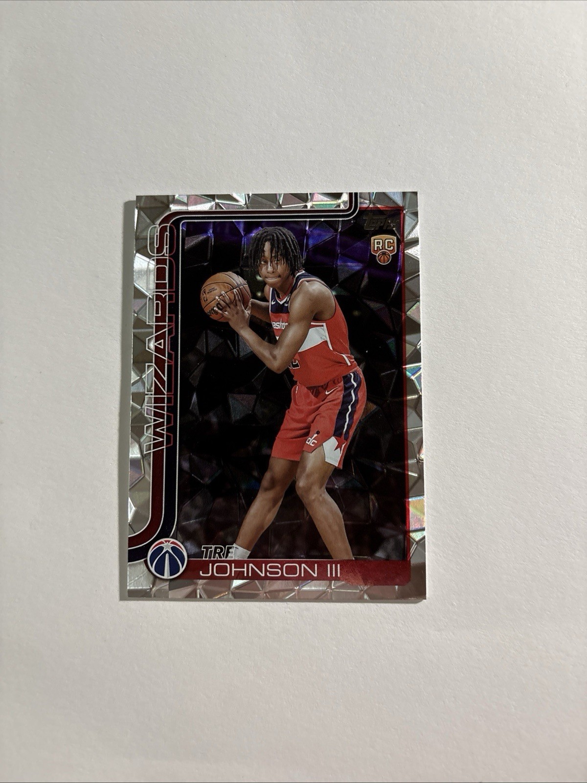 2025-26 Topps NBA Flagship Basketball Tre Johnson III RC #206 Diamante #206