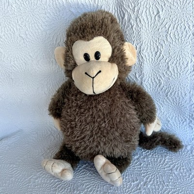 Happy Napper play pillow - MONKEY ''Home Sweet Home'' Reversible stuffed plush toy