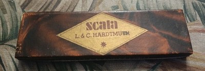 Seltene alte Schachtel 12 Bleistifte KOH-I-NOOR L&C HARDTMUTH '' SCALA '' 440 Nr.3
