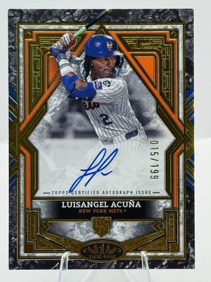 Luisangel Acuna Acuña /199 2025 Topps Tier One #BA-LA Rookie Auto RC 16e6