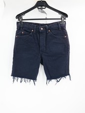 Vintage Levis 575 Shorts Mens 30 7" orange tab cutoff Frayed Denim Made In USA