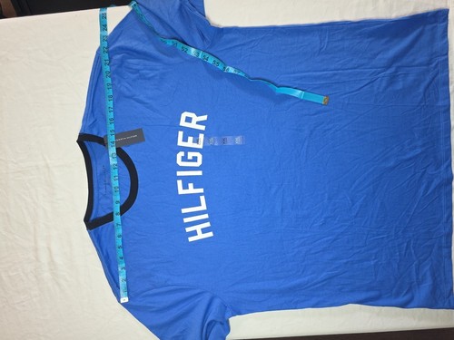 NWT 2XL Tommy Hilfiger Blue Logo T-Shirt G018 - Picture 4 of 9