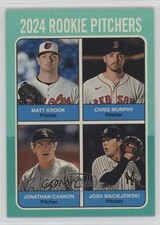 2024 Heritage High Number Quad Rookies Aqua Border Matt Krook Chris Murphy ut4