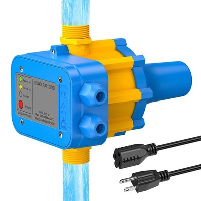 Smart Pressure Switch for Well Pump, Automatic Water Pumps Switch, Dry-runnin...
