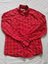 Wrangler Vintage Western Retro Mens Size Medium Long Sleeve Button Down Shirt