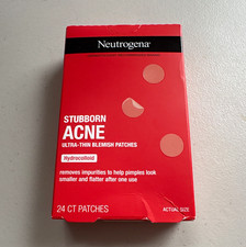 Neutrogena Stubborn Acne Ultra-Thin Hydrocolloid Patches 24 Ct Non-Med