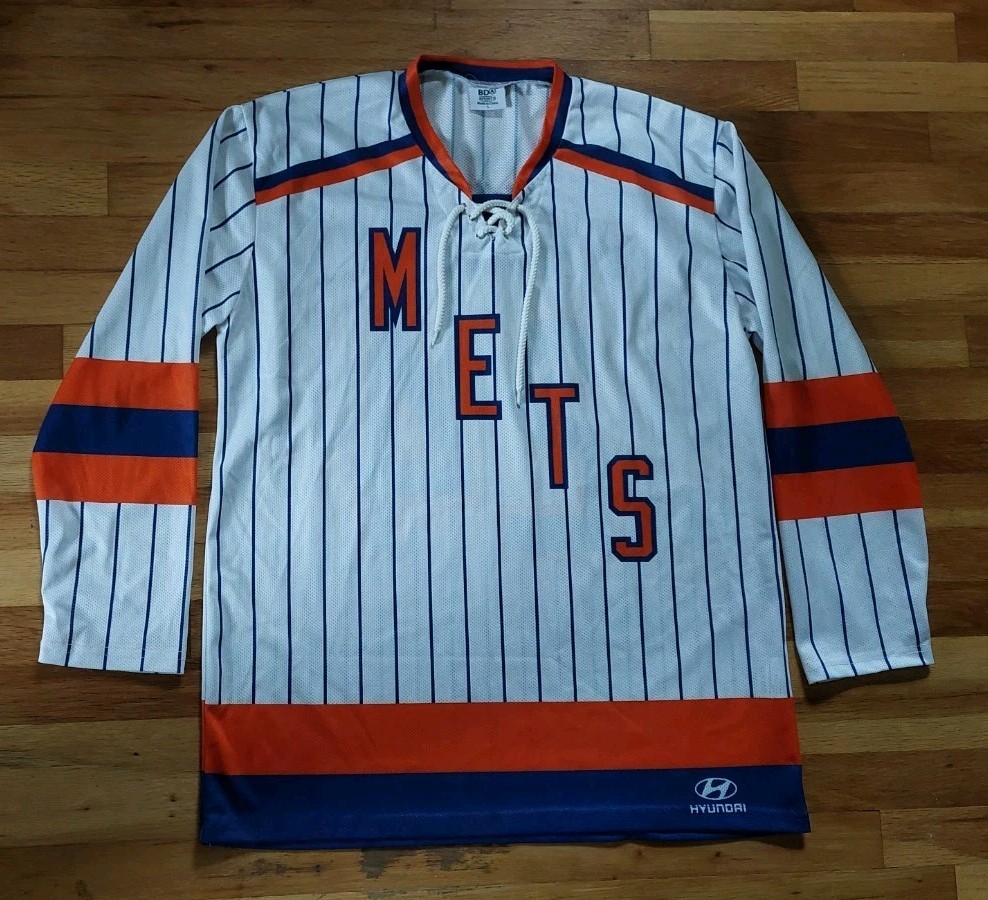 MLB New York Mets 2024 Hockey Jersey Citi Field Hyundai BDA