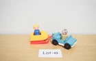 Vintage Fisher Price Little People Toy Lot  1960s-70s Figurines & Vehicles Lot10