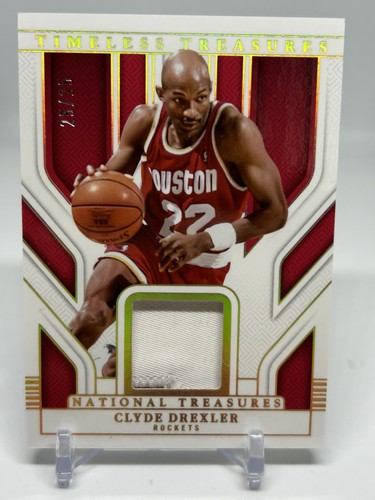 Clyde Drexler #25 2024 Panini National Treasures Timeless Treasures Materials card