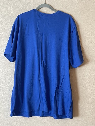 Men’s 3XL NWOT Seattle Mariners Nike Team Logo Practice Short Sleeve Shirt Blue - Picture 4 of 7