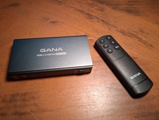 Gana HDMI Switch 5 in 1 Out 4K 60Hz, HDMI Splitter with Remote -Gently Used