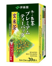 Itoen Oi Ocha Premium Tea Bags, Uji Brown Rice Tea With Matcha, 2.3G X 20 Bags 