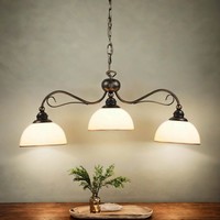 HäNgeleuchte Pendelleuchte Braun Antik 74Cm Lang Esstisch Wohnzimmer HäNgelampe