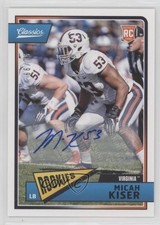 2018 Panini Classics Rookies Significant Signatures 51/99 Micah Kiser Auto 8sv