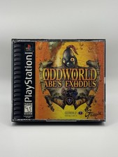 Oddworld Abe's Exodus PS1 Sony PlayStation 1 1998 Black Label - CIB & Tested